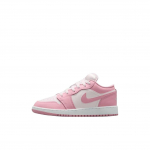 Air Jordan 1 Low GS Keskmine pehme roosa/valge/p&auml;rlroosa laste tossud 553560614 38.5