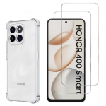 Coque antichoc pour Honor 400 SMART et 2 Verres Tremp&eacute; Film Protection Ecran Phonillico&reg;