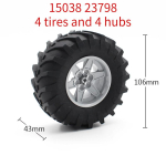 MOC Tehniline Rehvi Ratta Rummu DIY Klotsid Auto Veoauto 44309 70695 15413 Ehitusplokid &Uuml;hilduv Mootorratas V&otilde;idus&otilde;idu M&auml;nguasjad