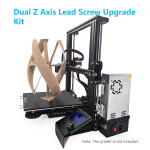 Kahe Z-telje kruvi uuenduskomplekt 42 34 samm-mootor 365mm T8 kruvi jaoks Ender 3 Ender 3S Ender 3 Pro 3D-printerile must