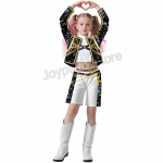 Lapsed T&uuml;drukud Film Kpop Mira Cosplay Kost&uuml;&uuml;m Tr&uuml;kiga Deemonik&uuml;tid Zoey Rumi Cosplay Karnevali Etenduse Riietus Lapsed T&uuml;druk Huntrix Komplekt 140