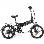 SAMEBIKE 20LVXD30-II Foldable Electric Bicycle for Adults 20 inch City E-bike with 48V 10.4Ah Removable Battery must