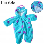 Monstrite Beebi &Uuml;ksos &Uuml;likool Sullivan Cosplay Kost&uuml;&uuml;m T&otilde;mblukuga Halloweeni Komplekt Thin,80