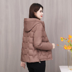 Naiste jakid Naiste parkad Talvejope Kapuutsiga Vaba Puuvillpolsterdatud Parka Naiste Vabaaja &Uuml;lem&otilde;&otilde;duline Puhvjakk Pealisr&otilde;ivad L