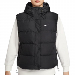 Nike Therma-Fit alla t&auml;idetud vest logoga kapuutsiga t&otilde;mblukuga varrukateta naiste vest IH1010-010 S