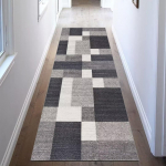 Kvaliteetne ruuduline vaip, k&ouml;&ouml;givaip, pikk p&otilde;randamatt, &otilde;huke uksematt, elutoa vaip, magamistoa kodukaunistamine 50x160cm 20x63inch