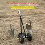 Mitmeotstarbeline kaherattaline kultivaator: Umbrohutamine, Mulla kobestamine, Vaoajamine, Maaparandus ja Kolmnurkne ader. Thickened Reinforced Dual-Wheel Triangular Plow