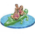 Krokodill ratsutamiseks - INTEX - Pikkus 193 cm - Unisex - Alates 3-aastasest roheline