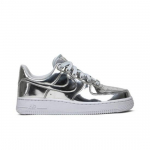 Nike Wmns Air Force 1 SP 'Liquid Metal - Chrome' CQ6566-001 EU 36