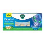 Vicks VapoRub SteamPods 10 kapslit Pakk 1 aurusissehingamiseks Kiire leevendus Kinnine nina Sinusiit K&ouml;ha Peavalu