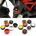 LEDISHUN Radiaatori paisupaagi kate Ducati MONSTER 821 jaoks (2014-2019) ja MONSTER 1200/S/R (2014-2019) (Kuldne-Must)