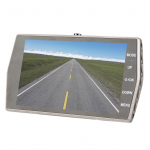 Autos&otilde;idu salvestaja DVR 4-tolline IPS-ekraan 170 kraadi lainurk Kahe objektiiviga 1080P Universaalne Must
