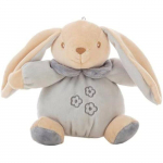 Peluche - LLOPIS - Lapin Ely - Multicolore - 18 cm - Douceur puhas