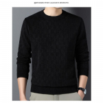 Meeste sametist paksendatud soe sviiter Jacquard &scaron;enill dressipluus Keskealine alumine s&auml;rk XXXXL