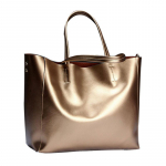 100% Ehtne Nahk Naiste K&auml;ekotid Kotikesega Lehma Nahast Totesed Daamidele Suured &Otilde;lakotid Elegantne Shopper Kott KTB kuld