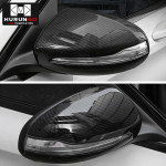 Carbon Fiber For Mercedes Benz C w205 E W213 GLC-Class X253 S Class w222 ABS Plastic Car Rearview Mirror Cap Cover Trim For