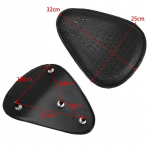 Mootorratta Nahast Soolo Kaass&otilde;itja Istmekate Kate Sportster Bobber Chopper Custom Pruun must