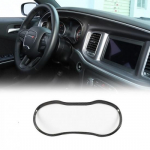 Inner Dashboard trument Frame Trim Ring for Dodge Charger 2015+ Carbon Fiber