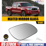 Fits 2005-2011 Tacoma Toyota Passenger Side Heated Mirror Glass w/ Backing Plate