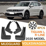 Poritiivad VW W Tiguan LR-Line 2018- jaoks Poritiibpritsmekaitse Porikaitse Poritiivad Eesmised Tagumised Poritiivad Auto 20-R-Line