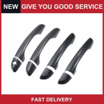4 pcs Exterior Door Handle Cover for Hyundai Elantra 17-20 Carbon Fiber Pattern