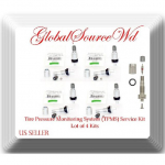 4 Kits Aluminum clamp-in style valve for TPMS Sensor Service Pack for EZ sensor