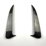 For Mercedes Benz C-Class W205 C43 C63 AMG 2014- Car Rear Bumper Spoiler Side Canard Air Vent Cover erts Accessories Carbon Look