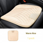 For Hyundai Elantra creta ix35 i30 I40 IX20 Sanata Touring Getz Flannel Car Seat Cushion, Non-Slip All-Season Auto Cushion Pad Other beež