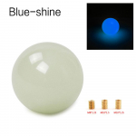 Universal Car JDM Green/Blue/Red Glow In The Dark Shift Knob For Manual/Automatic Short Throw Gear Shifter With dapter sinine