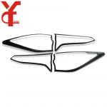 ABS Chrome Rear Tail Lights Cover Lamp Hood For Toyota hilux fortuner SW4  YCSUNZ Car Accessories matt must v&auml;rv