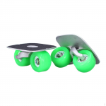 Kompaktsed rulluisud libisemiskindla aluse ja ratastega igas vanuses Solid Green Wheels