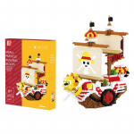 2385 tk+ One Piece Thousand Sunny Mini Tellistest Piraatide Laeva Kujud 3D Mudel Anime Mikro Ehitusplokk M&auml;nguasi Lastele S&uuml;nnip&auml;evakingitus No Box