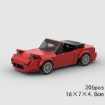Miata MX-5 NA MOC Kiirusauto Kabriolett Super V&otilde;istlusauto Mudel Ehituskloss V&otilde;idus&otilde;it Ralli Spordiklots J&otilde;ulukink Linn