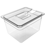 6L Sous Vide pliidi mahuti Toidukvaliteediga materjal Paksenenud vaakumtank L&auml;bipaistev Heliisolatsioon aeglane pliit white