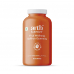 ARTH Vital Wellness Safrani Kummikommid Igap&auml;evaseks Tasakaaluks Naha S&auml;ra Une Toetuseks Seedetrakti Hooldus Silmade Mugavus 30 Kummikommi