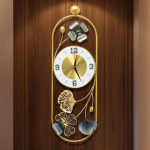 Metallist Seinakell Dekooriks Disainerkell Suur Stiilne Unikaalne Seinakujundus Kell Dekoratiivne Seinakell Elutuppa Antiikne Seinakell (Disain 3)