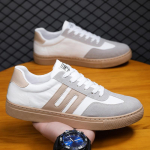 Klassikaline &otilde;mblus Korea versioon Valged kingad Meeste trend K&otilde;ikjale sobivad Meeste trendikad kingad Vabaajaketsid Tenis Masculino 48 orange