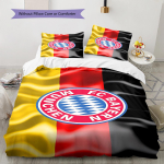 FC Bayern M&uuml;ncheni mustriga voodipesu, Tekikomplekt Tekikate Padjap&uuml;&uuml;r Kodu S&uuml;nnip&auml;evakingitus (1 * tekikott + 2 * padjap&uuml;&uuml;ri, ilma s&uuml;damikuta) 135x200cm