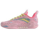 Anta Shock Wave 5 Cushioning, Wear Resistant Low top Basketball Shoes Men's Pink 112621626-3 45