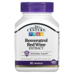 21. sajand, Resveratrol Punase Veini Ekstrakt, 90 Kapslit