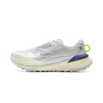 Li Ning De Lu Cushioning Slip Resistant Abrasion Resistant Rebound Low top Trail Running Shoes Men's Silver Gray ARNV009-4 43