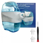 Portable adult and children's nasal congestion nasal washing device