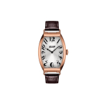TISSOT Porto Kollektsioon Kvartsmehhanismiga Naiste K&auml;ekell 42,5 mm H&otilde;bedane sihver Roostevabast terasest korpus T128.509.36.032.00 Brown Strap