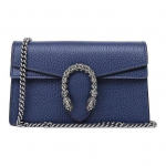 GUCCI Dionysus Tiigripea Pandla Kett Nahast &Otilde;lakott Ultra V&auml;ike Naiste Sinine Basic Package (Box + Dust Bag) sinine