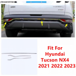 Hyundai Tucson NX4 jaoks - Auto tagumine udutulelambi kaitseraua riba litritega kaunistuskatte viimistlus roostevabast terasest tarvikud