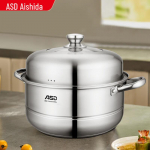 Fissler 3-korruseline roostevabast terasest auruti kaarekujulise kaanega