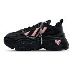 Adidas Originals OZGAIA Slip Resistant Low top Casual Shoes Women's Black Pink IG6045(Team116-) 36
