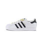 Adidas Originals SUPERSTAR Slip Resistant Abrasion Resistant Low top Skateboard Shoes Unisex White EG4958(Team129-) 44 black
