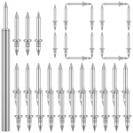 100/200/400 t&uuml;kki kahepoolseid &otilde;mblusteta naelu p&otilde;randaliistu &otilde;mblusteta naelad metallist roostevastased j&auml;ljetud puidukinnitid
