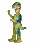 Lapsed poisid Halloweeni cosplay kost&uuml;&uuml;mid Laps teeskleb rohelist triceratopsi dinosauruse kost&uuml;&uuml;mi M&auml;ng Peom&auml;ng Rollim&auml;ng Riietus S beige